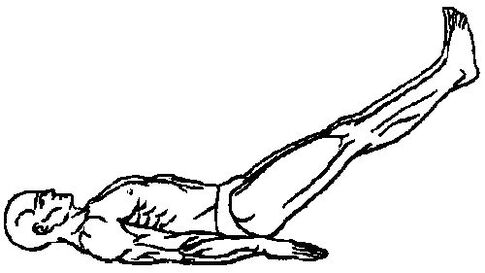 Per ringiovanire i tessuti della prostata, dovresti alzare le gambe dietro la testa. 